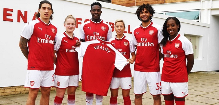 El Arsenal seguirá poniéndose en forma con los gimnasios Vitality hasta 2020